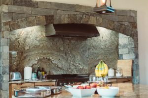 stocked kitchen | Hooville Ranch hunting and lodging
