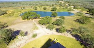 drone footage of Hooville's fishing pond | Hooville Ranch hunting and lodging