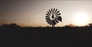 windmill at sunset | Hooville Ranch hunting and lodging