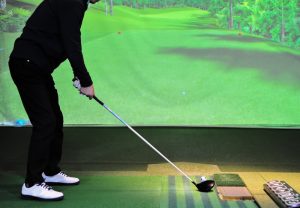 golf simulator | Hooville Ranch hunting and lodging